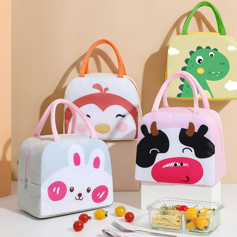 Cute Cartoon Lunch Bags Box for Women Girls Men Insulated