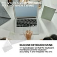 thumbnail image 3 of QIFULL 1Pc Transparent Keyboard Protective Cover Silicone Film for Laptop Dust Leak Resistance, 3 of 6