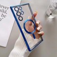 thumbnail image 4 of for Samsung Galaxy S24 S23 S22 S21 FE Ultra Plus Case Plating Clear Wireless Charge Cover MagSafe Magnetic Lens Protector Shell, 4 of 5