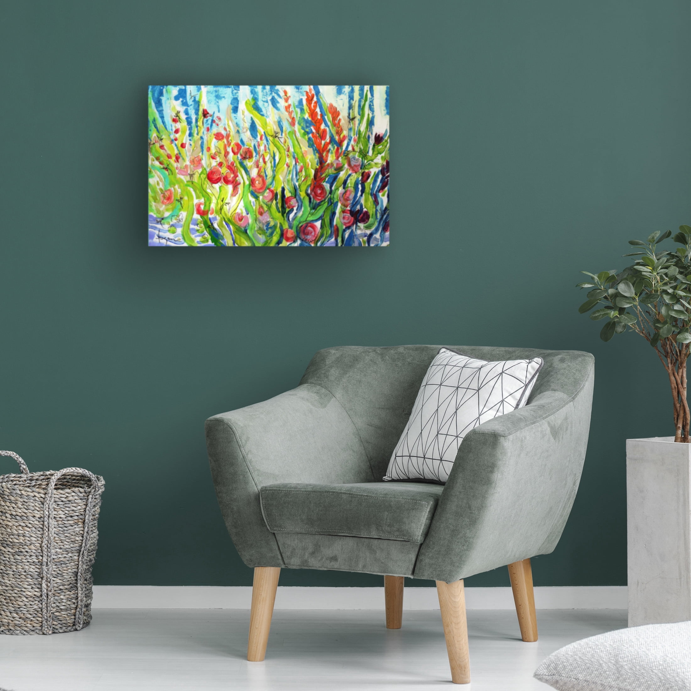 Canvas Wall Art - Dorothy Fagan 'Myplaceinthesun' Wall Art for Living Room, Bedroom, or Office Décor by Trademark Fine Art - 24 x 16 Inches
