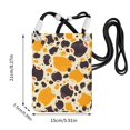 thumbnail image 4 of Multi-Color Cross-Body Handbag 8.27×5.91in Waterproof, Scratch-Resistant And Odor-Free Detachable Shoulder Strap Milk Cow Print Style Sienna_3, 4 of 8