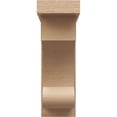 thumbnail image 2 of 7"W x 14"D x 21"H Classic Alma Rough Cedar Woodgrain TimberThane Corbel, Primed Tan, 2 of 6