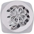 thumbnail image 3 of 1pc 6mm 1/4" Four-leaf Clover Metal Design Stamps Punch Stamping Tool - Electroplated Hard Carbon Steel Tools to Stamp/Punch Metal Jewelry Leather Wood, 3 of 8