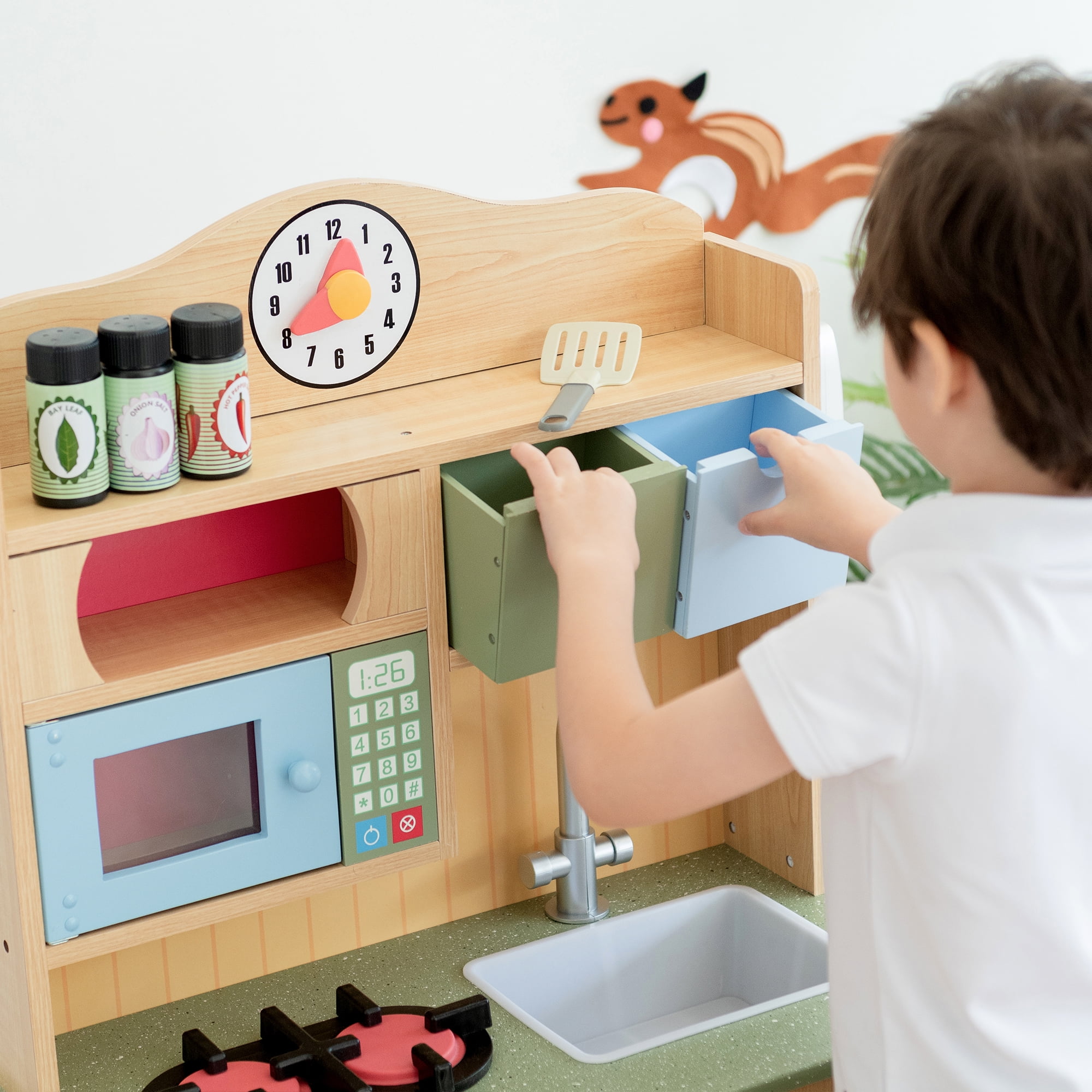 teamson kids florence small play kitchen