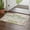 LightGreen, variant on Boho Green Flower Bathroom Rug 2'x3', Botanical Watercolor Leaf Floral Low Profile Front Entryway Rug with Tassels, Woven Cotton Washable Kitchen Mat Carpet for Foyer Bedroom Back Door Decor