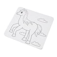 thumbnail image 1 of DIY Predrawn  Animal Outline Painting Board With Recessed Stand On Back For Kids Educational Fun, 1 of 8