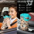 thumbnail image 5 of 30oz Handheld Travel Tumbler with Handle – Double Wall Stainless Steel Insulated Cup, Flip Straw Lid, Leak-Proof & BPA-Free for Hot and Cold Drinks – Durable Coffee & Juice Mug Pink, 5 of 7