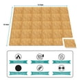 thumbnail image 5 of Sorbus 120Sq. Ft. Light Wood Grain Foam Interlocking Floor Tiles 3/8-Inch Thick 30 pcs w/ Borders, 5 of 9