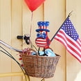 thumbnail image 4 of Steadline Polyester Fiber Independence Day Bird Figurine,Patriotic Home and Office Ornament Featuring USA Flag Colors for Adding Festive Cheer to 4th of July Displays,Outdoor Areas, 4 of 5
