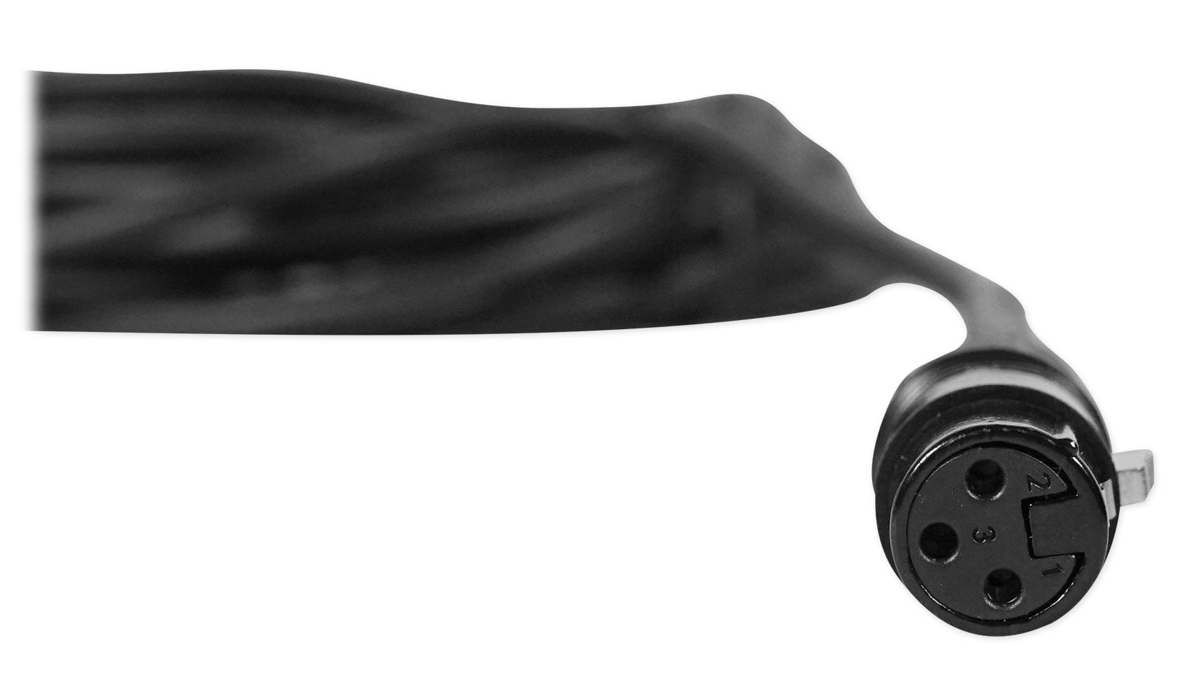 (4) Rockville RCXFM30E-B 30 Foot Female to Male XLR Mic Cables Black 100% Copper