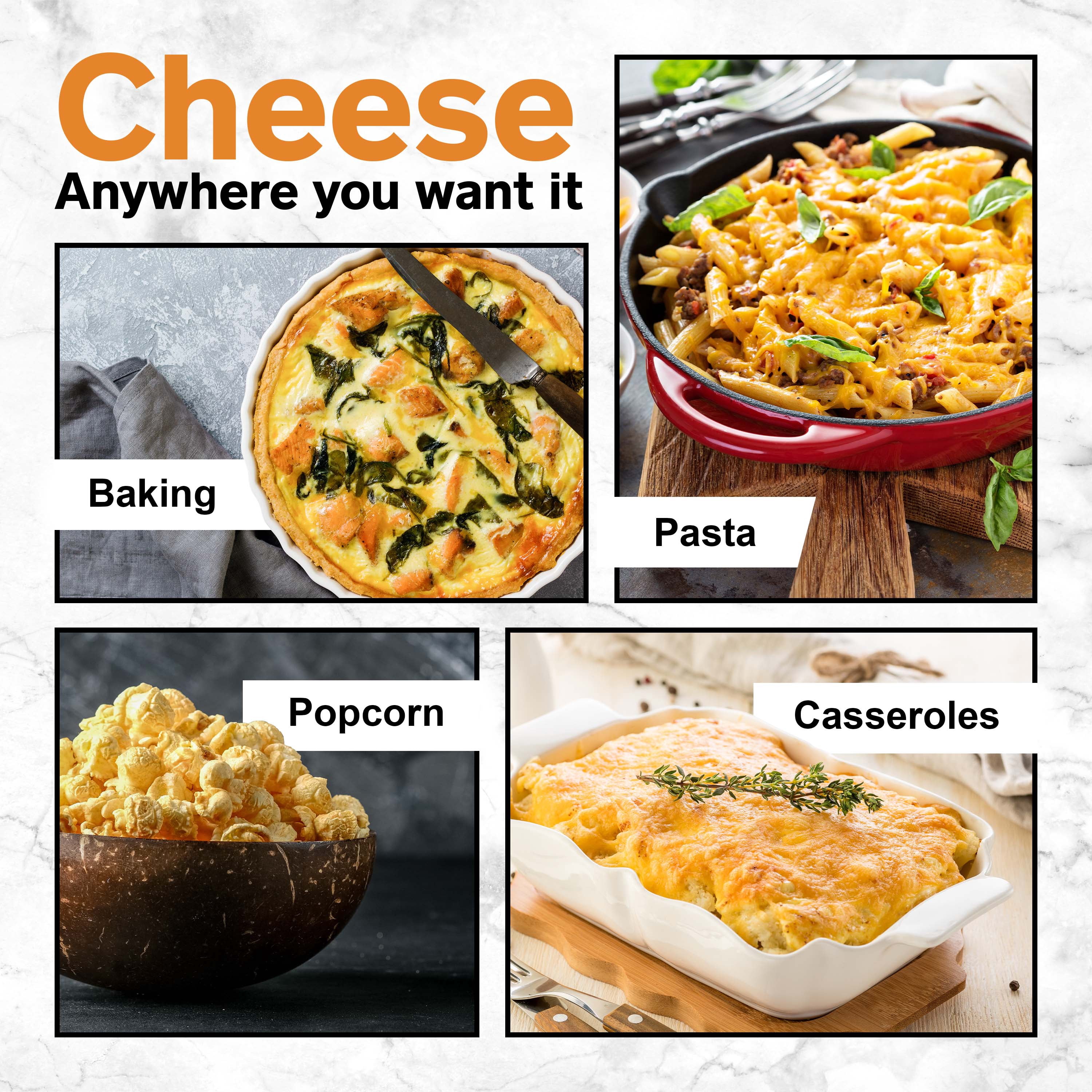 Healthier Comforts Organic Cheddar Cheese Powder 7oz | Gluten Free, Keto-Friendly, Non-GMO, Antibiotic & Hormone Free | Perfect for Popcorn Seasoning, Mac and Cheese, Pasta & Sauces