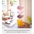 thumbnail image 2 of Yamazaki USA Yamazaki Home Bunny Kids Shoe Rack Pink, 2 of 4