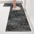 thumbnail image 3 of Alfombrilla de cuero para cocina, resistente a la suciedad, duradera, lavable, lavable y no lavable, resistente a la suciedad, alfombra de área grande, 3 of 5
