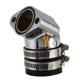 thumbnail image 2 of 3X Engine Carburetor Aluminum Alloy Angled Adapter Inlet Intake Manifold for GY6 150Cc Scooter Go Kart, 2 of 7