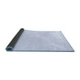 thumbnail image 2 of Ahgly Company Indoor Rectangle Solid Blue Modern Area Rugs, 5' x 7', 2 of 4
