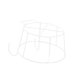 thumbnail image 1 of White Metal Flowerpot Holder for Balcony Garden Storage with Durable Round Design and Easy Installation, 1 of 3