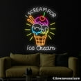 thumbnail image 3 of Glowneon Scream For Ice Cream Neon Sign, Ice Cream Led Sign, Ice Cream Shop Decor, 3 of 5