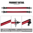 thumbnail image 4 of Unique Bargains 2pcs 150mm 5.91' Car Splitter Support Rods Adjustable Front Rear Bumper Lip Splitter Strut Rod Tie Support Bars Black, 4 of 7