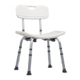 thumbnail image 1 of MEDICAL STORE Silla para Baño Ducha Segura Estructura de Aluminio, Cómoda Antidezlizante con Respaldo, Desarmable y con Altura Ajustable, 1 of 8