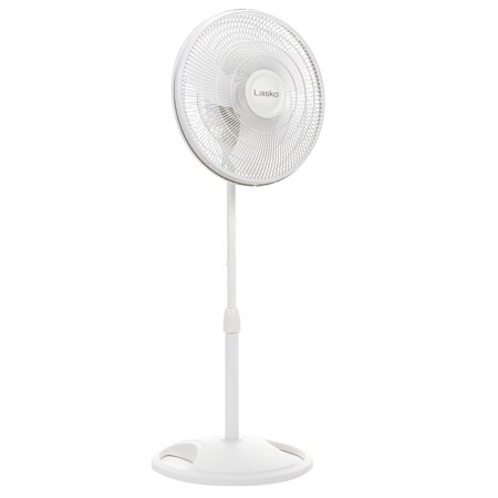 Lasko 16″ Oscillating Stand 3-Speed Fan, Model 2520, White – Ex Ten