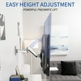 thumbnail image 3 of TV Height Adjustable Gas Spring Wall Mount for 26" to 55" LCD LED Plasma Screen, 3 of 8