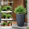 thumbnail image 4 of HOMCOM Artificial Boston Ferns UV-Resistant , 23.6" Fake Plants, Green, 4 of 10