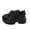 Black, variant on AUDeals Womens Tennis Shoes - Breathable Mesh Platform Sneakers, Thick Sole Casual Comfort Walking Shoes for Daily Outdoor Wear