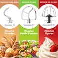 thumbnail image 2 of Batidora De Pedestal 3 En 1 Cebory, Mezclador De Alimentos De 10 Velocidades, Capacidad de 4QT, 2 of 7