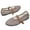 Brown, variant on CHICVOMEY Flats for Women Breathable Mesh Mary Jane Shoes for Women Casual & Work Ballet Flats Shoes Leopard Flats with Adjustable Strap