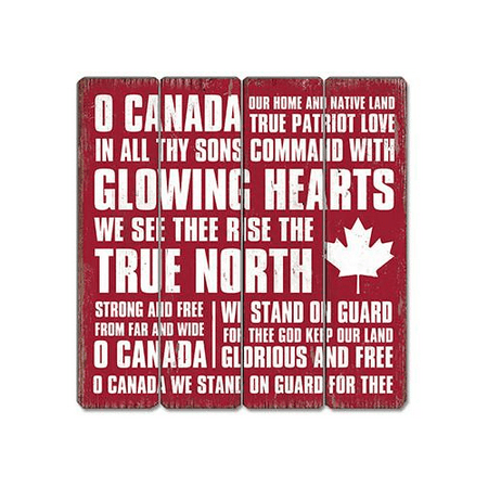 O Canada Wooden Sign Wall Decor - Walmart.ca