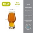 thumbnail image 4 of True IPA Glasses, Beer Glasses for Game Night, Gifts for Men 16 oz Set of 4, 4 of 8