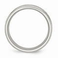 thumbnail image 2 of White Stainless Steel Ring Band Wedding Ridged Standard, 2 of 5