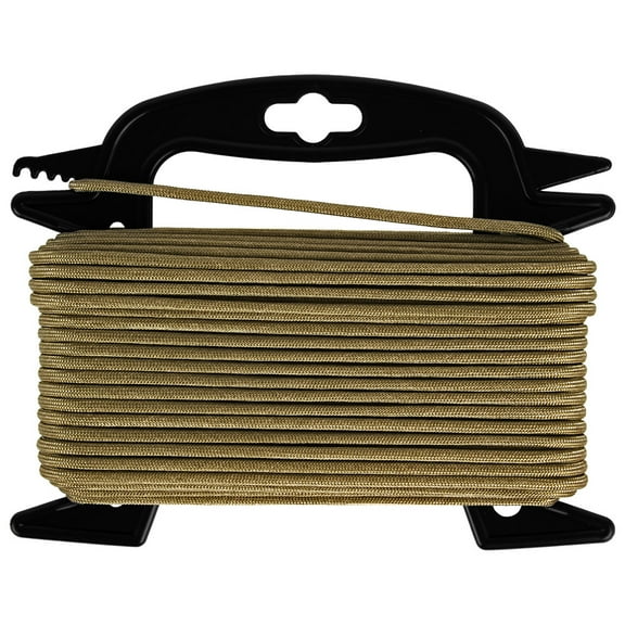 Golberg - 750 Mil-Spec Paracord Wrapped on Winder  SPEC Type IV Rope  Great for Outdoors, Hunting, Kayaking, Survival Situation  1000 Feet - Desert Tan