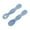 Light Blue, variant on Shoreew 2Pcs Baby Feeding Spoons Dual Head Silicone Weaning Spoon for Infants Training Spoon BPA-Free Toddler Utensils