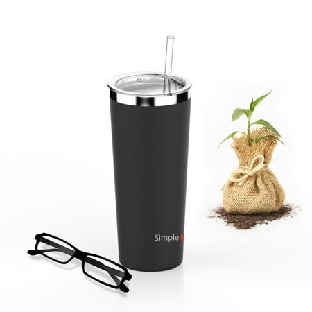 Simplehh 22oz Stainless Steel Tumbler Vacuum Insulated Coffee Cup Simplehh 22oz Stainless Steel Tumbler Vacuum Insulated Coffee Cup Double Wall Travel Flask Mug With Lid