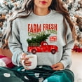 thumbnail image 2 of Farm Fresh Christmas Trees Truck | Sweatshirt, 2 of 6