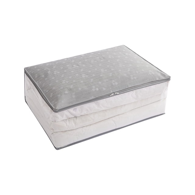 Bolsas de Plástico Transparentes Extra Grandes 85L Bolsa de Almacenamiento Impermeable 70x50x24cm Pesada con Cremallera para Mantas de Ropa, Bolsas de Almacenamiento de Mantas con Cremallera