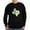 Black, variant on CafePress - Texas State Outline Bluebonnet Flower Sweatshirt - Classic Crew Neck Sweatshirt
