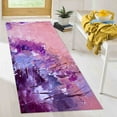 thumbnail image 3 of Pink Rugs, Pink And Purple Painting Rug, Purple Rug, Office Decor Rugs, Entry Rugs, Salon Decor Rugs, Pattern Rug, Modern Rug, Stair Rug, 5.2'x7.5' - 160x230 cm, 3 of 7