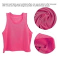 thumbnail image 4 of 202412pcs Large Mesh Breathable Children Football Training Exercise Vest Rose Red Free Size, 4 of 5