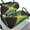 Jamaican Flag Coconut Tree, variant on Yuyamidu Highland Cow Golf Cart Seat Cover Backrest Cover Set of 2 Sunflower Travel Sports Cart Seat Cushion Covers for 2 Person Seats Club Car Golf Cart Accessories, Cow Print