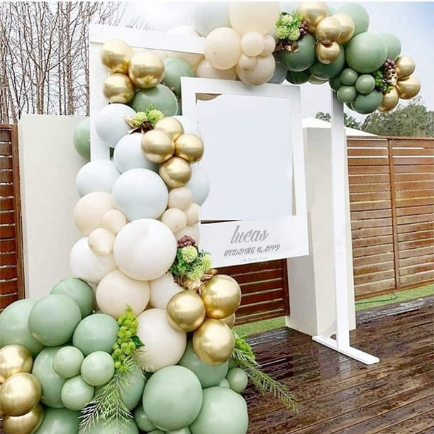 136 Pièces Kit De Ballons Vert Sauge Ballons De Décoration - Temu Canada