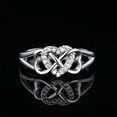 thumbnail image 2 of PERITANG Classic Promise Ring Anniversary For Women Gift for Wife High Quality Comfortable Fit CZ Cubic Zirconia Ring Ideal Jewelry Gift Comes in Elegant Box, 2 of 8