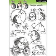 Penny Black PB30101 5 x 7 in. Clear Stamps - Hedgie Friends
