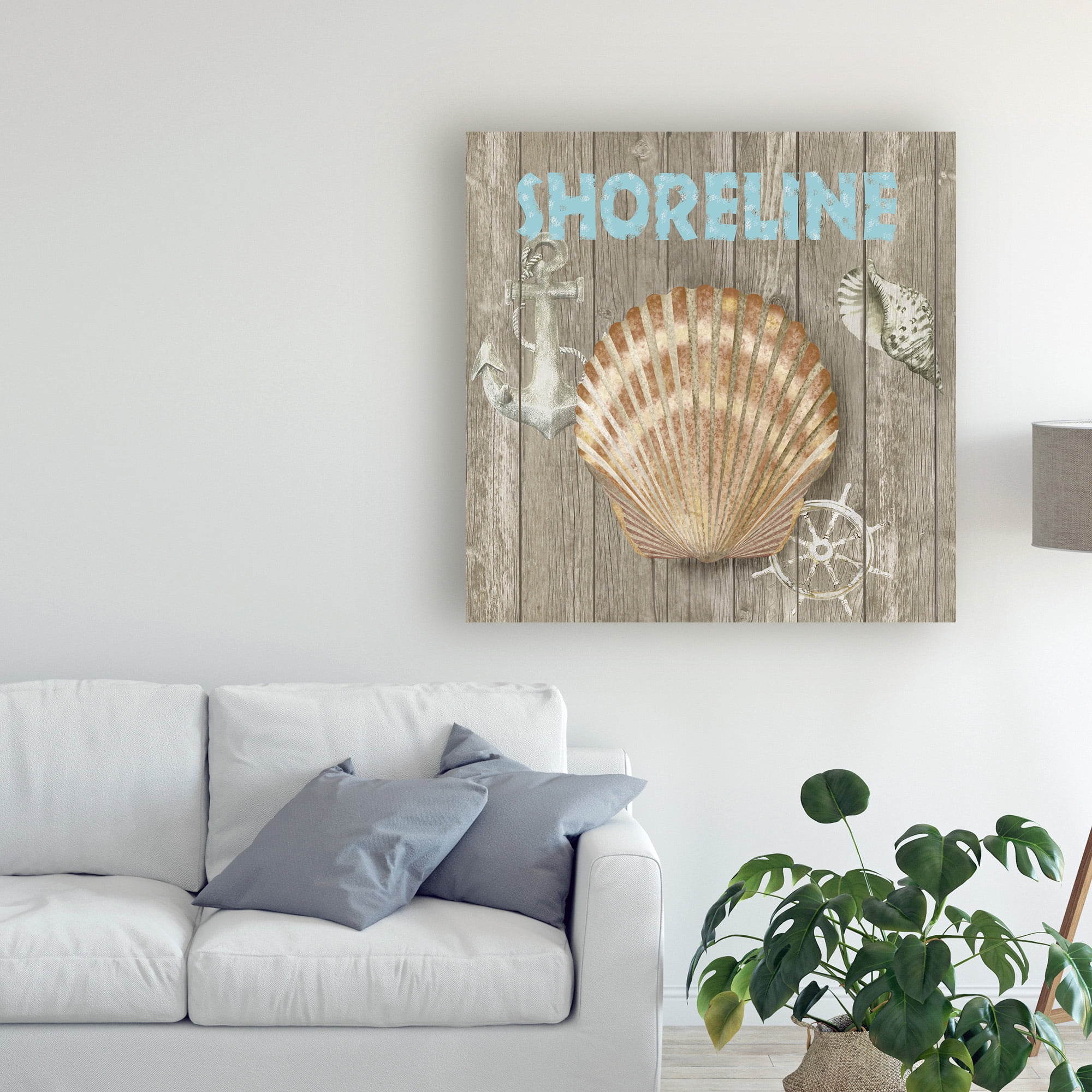 Trademark Fine Art 'High Tide Shoreline II' Canvas Art by Jade Reynolds
