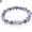 Blue, variant on Men's Fashion Natural Stone Bracelet Concise Lucky Beads Bangle Cuff Jewelry Gift