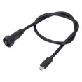 thumbnail image 2 of Cable USB C Macho A Macho, 0,5 M 30 V 1,5 A Alta Conductividad IP67 IP68 Cable A Prueba De Agua Tipo C Conductor De Latón Chapado En Oro Para Accesorios De Iluminación, 2 of 7