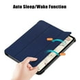 thumbnail image 3 of EpicGadget Case for iPad Air 5 10.9" (5th Generation, 2022) Smart Cover Auto Sleep/Wake Tri-Fold Stand Folio Case + 2PCS Tempered Glass Screen Protector for Apple iPad Air 2022 10.9-inch (Navy Blue), 3 of 5