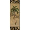 thumbnail image 2 of Williams, Todd 9x18 Black Ornate Wood Framed with Double Matting Museum Art Print Titled - Global Palm I, 2 of 4