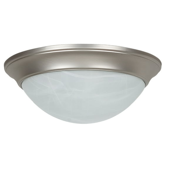 Luminance F7174-53 , 3-Light Flush Mount-Satin Nickel
